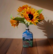 Empty Hand-Painted Whisky