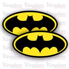 2 x BATMAN STICKERS 80mm Wide