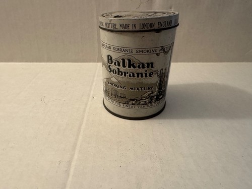 Vintage tobacco tin - tin, balkan