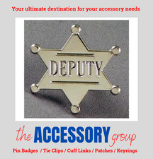 New Police America US Deputy USA Cowboy brooch pin badge tie pin metal Enamel