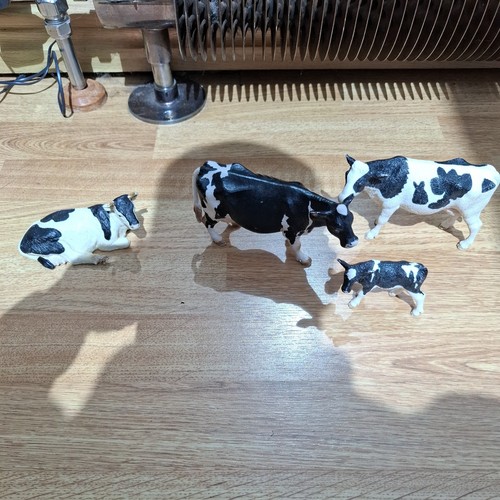 Schleich cow figure and 1 - and,