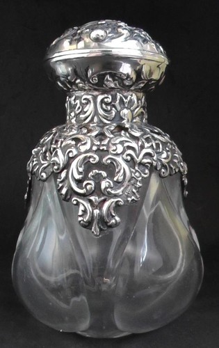 Large silver topped and - large,