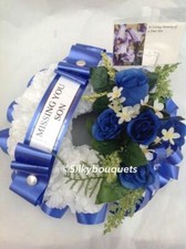 Funeral Flower Wreath Ring