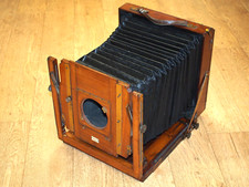 Sanderson 10"x8" Mahogany Field Camera + Accs