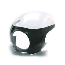 BLACK Headlight Fairing Cowl & Screen for Ducati Classic Cafe Racer Project Bike