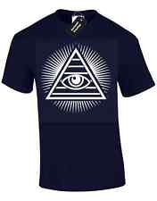 ILLUMINATI MENS T SHIRT FREEMASONS MASONIC SECRET SOCIETY PYRAMID DOLLAR LOGO