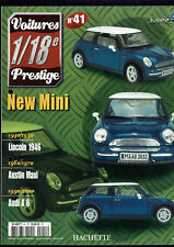 PRESTIGE CARS BOOKLET 1/18th SOLIDO N°41 austin new mini