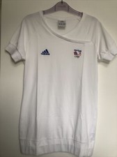 Women’s Adidas Team GB Olympics Short Sleeve T-Shirt Size 10 , Official Team Kit
