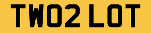 Tw02 lot private reg - tw02, number