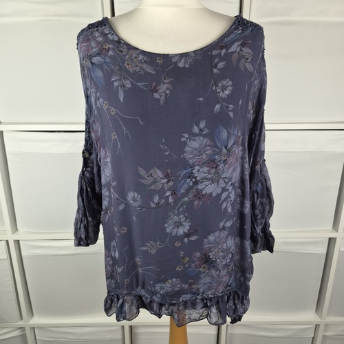 Made italy blue floral - blue,