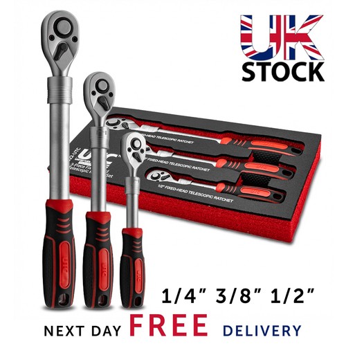 Ratchet set telescopic flat - ratchet,
