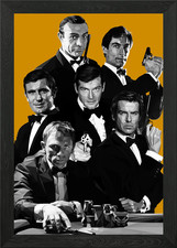 james bond Framed Wall Art