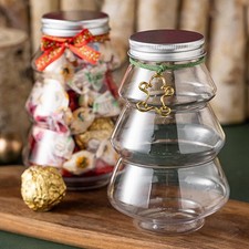 Christmas Candy Jar Clear Tree