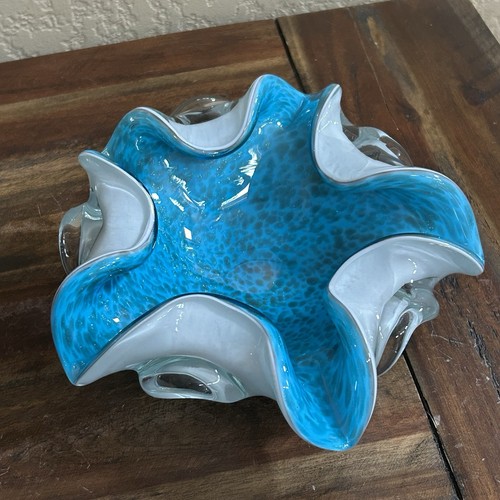Vintage murano glass - murano, aqua