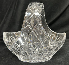 Vintage Lead Crystal Basket