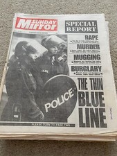 Sunday Mirror Newspaper 15th March 1987 Kathy Lloyd Kim Basinger