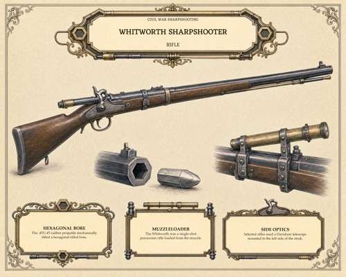 Whitworth sharpshooter rifle - whitworth,