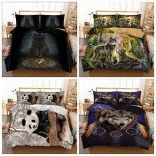 Wolf Animal Duvet Quilt Cover