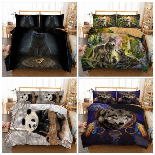 Wolf animal duvet - wolf,