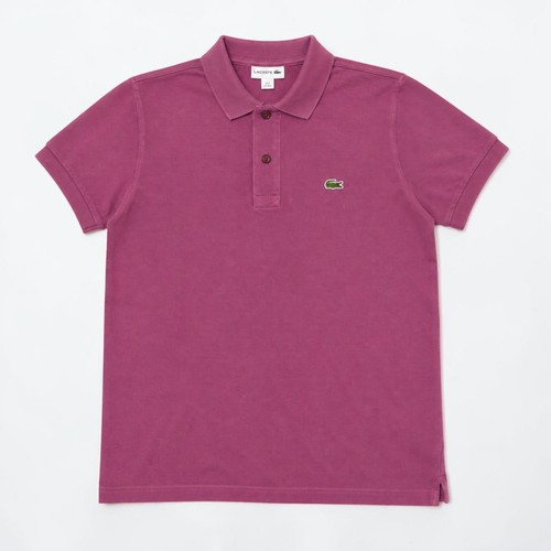 Lacoste pink polo shirt - polo,