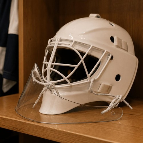 Goalie helmet face visor - goalie,