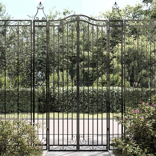 Garden gate black - black, iron