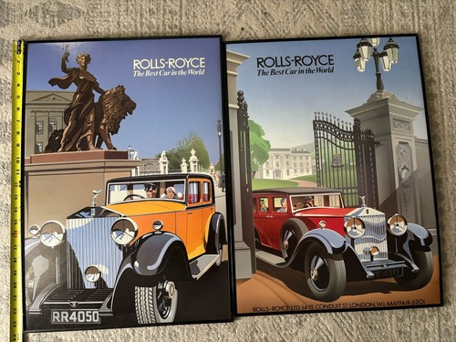 Pair vintage posters - a,