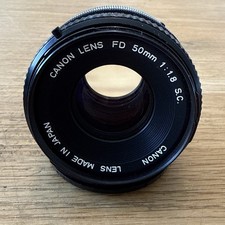 Canon Lens FD 50 mm 1:1,8 S.C.