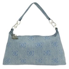 Chanel Blue Denim Handbag