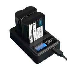 2x 2200mAh EN-EL15 Battery+USB Dual Charger Set for NIKON D500 D600 D7000 D800