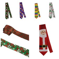 Christmas Tie Mens Festive