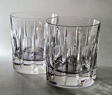 WATERFORD CRYSTAL TRANQUILITY - WHISKEY TUMBLERS DOUBLE OLD FASHIONED 3 5/8"