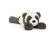 Jellycat GENUINE Smudge Panda Lying Toy, 24cm Stuffed Animal - BNWT & Gift Bag