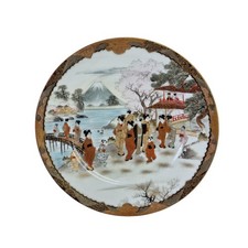 Kutani Meiji Porcelain Plate
