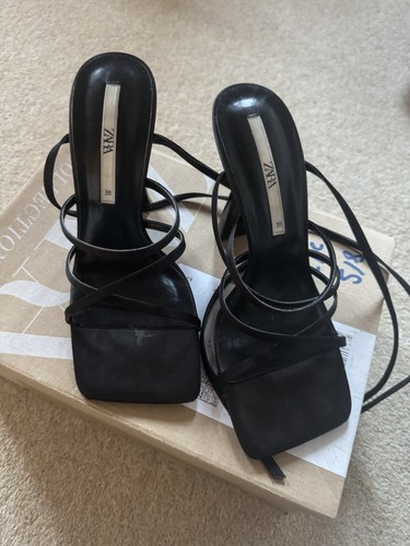 Zara women heeled sandals - heeled,