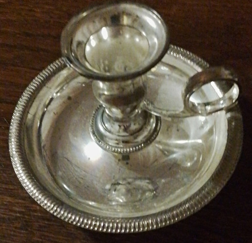 Silver plate beaded - plate,