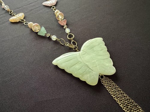 Boho agate gemstone butterfly - gemstone,