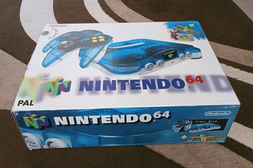 Nintendo cool blue console - nintendo,