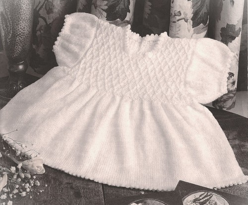 Smocked yoked dress vintage - smocked,