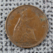 Farthing 1931 1/4 Penny King