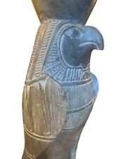 Hand carved Limestone Egyptian Figure Of The God Horus Statue