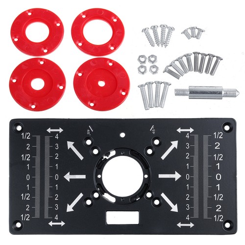 Aluminum router table insert - table,
