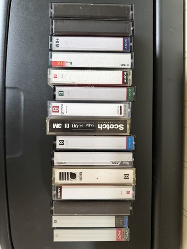 Used 8mm recordable - used,