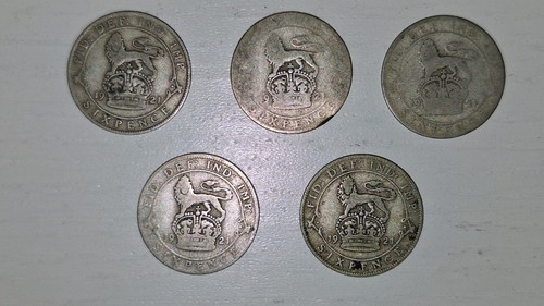 Sixpence king george - 5, v