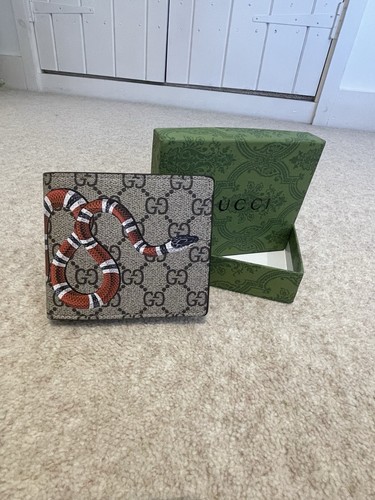 Gucci men leather wallet - gucci,