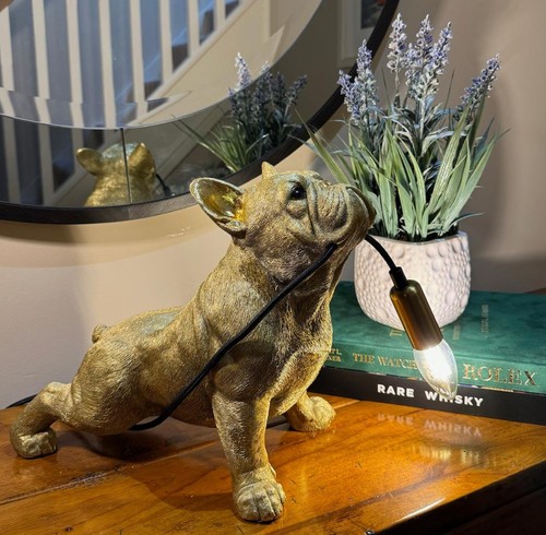 French bulldog table desk - table,