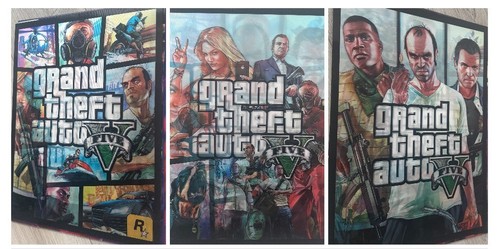 Grand theft auto poster set - auto, v