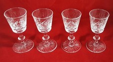Set Of 4 Edinburgh Crystal "