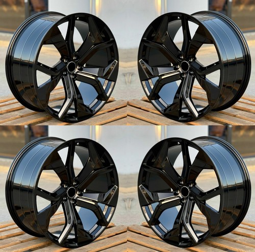 22x10 gloss black wheels fits - gloss,