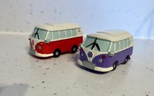 VW Campervan Small Ceramic Models Set Of 2
